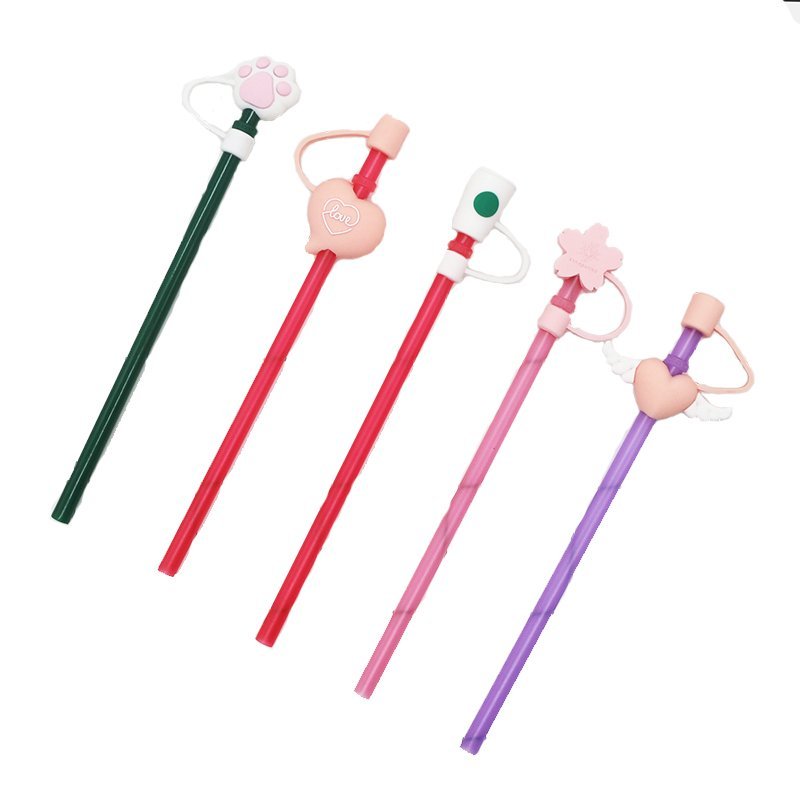 Reusable Silicone Straw Tips Covers - Image 3